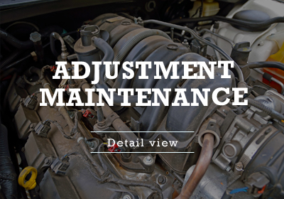 Adjustment Maintenance [Detail view]